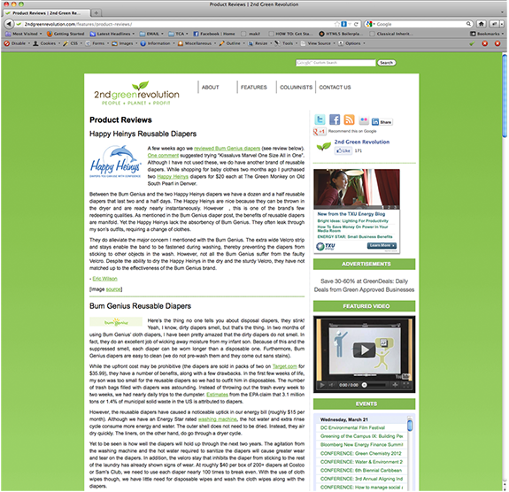 2nd Green Revolution Website