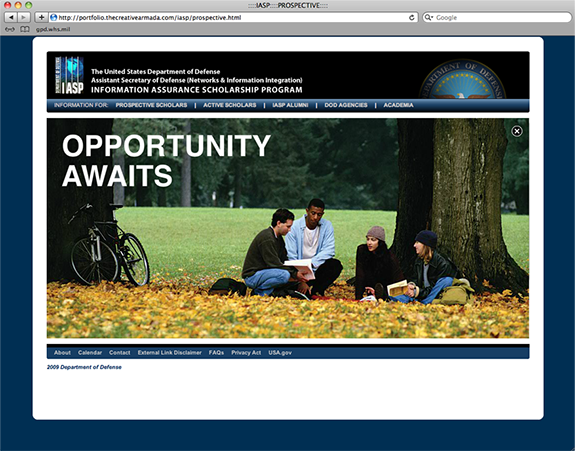 Information Assurance Scholarship Program Website